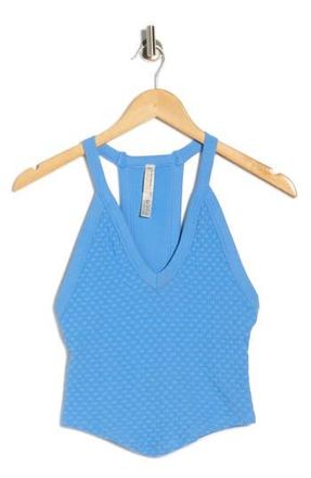 Free People FP Movement All Clear Holiday V-Neck Tank in Riviera Blue Holiday at Nordstrom Rack, Size X-Small/small