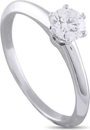 Tiffany & Co. Pre-Owned Tiffany Co. Platinum 0.38ct Diamond Solitaire Ring TI02 040926