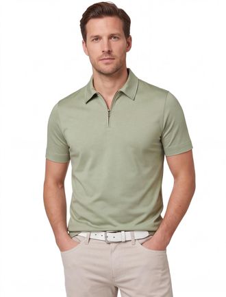 DeSoto poloshirt groen wijde fit