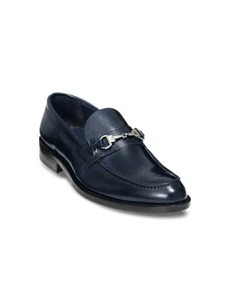 Paul Fredrick Archer Bit Loafer in Navy at Nordstrom, Size 10.5
