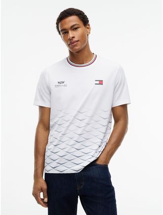 Tommy Hilfiger Mens Tommy x Cadillac F1 Team Mexico Driver 11 T-Shirt - White - XXL
