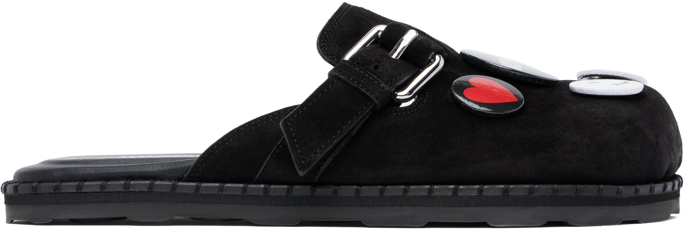 【送料&関税込】Moschino Suede Sandals Moschino Sporty Logo-Detailed Suede Platform Sandals | Saks