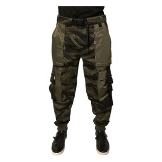 Dolce & Gabbana Cargo Broek - Heren - Straight fit broeken - Veelkleurig - L - Broeken