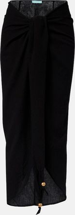 Melissa Odabash Winnie cotton and linen beach cover-up