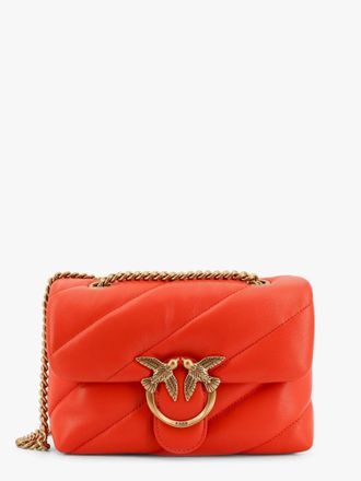 Pinko Borsa a tracolla in pelle matelassé con iconica fibbia love birds - PINKO - gender_Woman