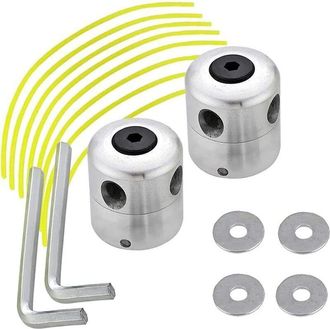 OEM Cabezal Universal De Aluminio Para Desbrozadora - Carrete Doble De Hilo De Nailon - Compatible Con Desbrozadoras - Corte Preciso Y R&aacute;pido