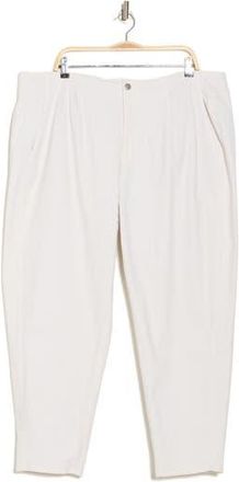 Eileen Fisher Pleated Tapered Ankle Pants in Undyed Natural at Nordstrom Rack, Size 24W