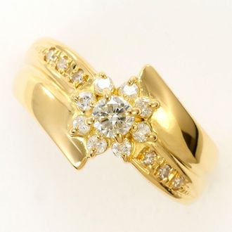 C&A Yellow Gold Yellow Gold (18K) Band Ring (Pre-Owned)