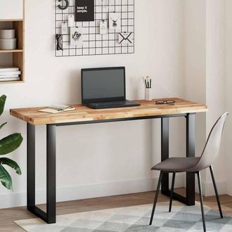 Berkfield Home Desk Top Oil Finished 120x50x4 cm Solid Wood Acacia in Brown | Size: 120 x 50 x 4 cm