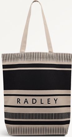 Radley London Black Large Open Top Tote Radley Stripe SS26 Radley London