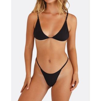 Minimale Animale Mirage Bikini Top in Black at Nordstrom, Size X-Small