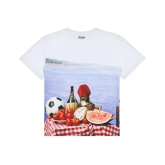 Moschino T-Shirts, male, White, XL, Italian Inspiration T-shirt