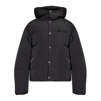 Jacquemus Puffer Jacket - Heren - Winterjassen - Zwart - M - Leer - Jassen
