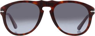 Persol Blue Gradient Pilot Mens Sunglasses PO0649 2486 54