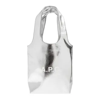 A.P.C. Tote Bags, unisex, Gray, Size: ONE SIZE Ninon Small bag