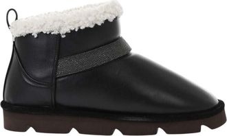 Brunello Cucinelli Black Slip-on Boots