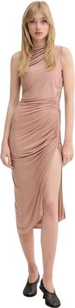 Rick Owens Hollywood Svita Jurk - Dames - Feestkleedjes - Beige - L - Kleedjes