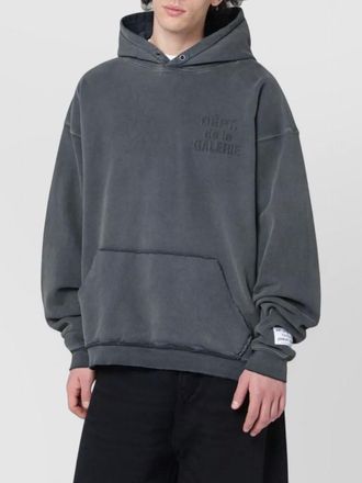 Gallery Dept. hooded sweater kangaroo pocket ribbed cuffs hem