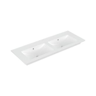 Villeroy & Boch V&b Schrank-doppelwaschtisch Venticello 1300x500mm. Mit &Uuml;berlauf Stone White C+