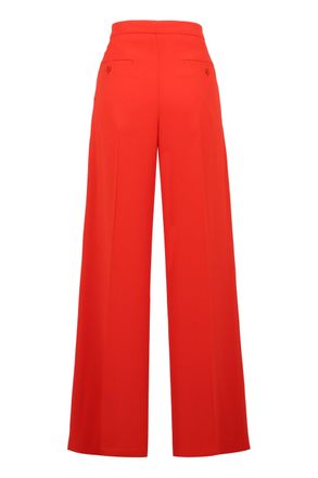 Aspesi High-Rise Wide-Leg Trousers - Orange