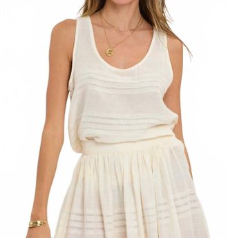 Lemlem Kati Tank Top In Cream