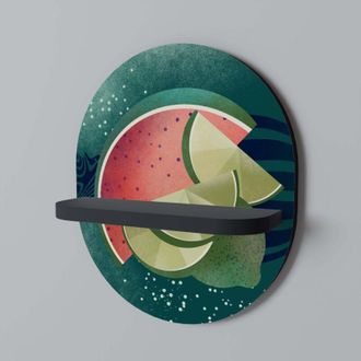 OEM Estante Ovalado Fruit Power Negro