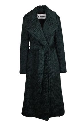 Jil Sander Mohair Coat - Blue