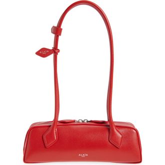 Alaia Le Teckel Small Shoulder Bag in Orange Brule at Nordstrom