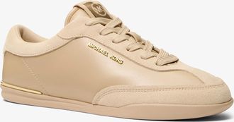 Michael Kors Nolan Leather and Suede Trainer
