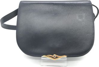 Cartier Leather Crossbody Bag With Womens Sapphire (Pre-Owned)