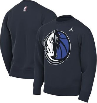 Jordan Brand Mens Jordan Brand Navy Dallas Mavericks Statement Edition Sweatshirt at Nordstrom, Size Xx-Large