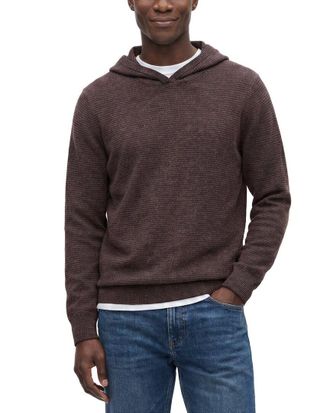 Naadam Wool & Cashmere-Blend Reverse Jersey Sweater Hoodie