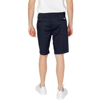 A|X Armani Exchange Cotton Blend Bermuda Shorts - Navy