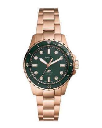 Fossil Womens Blue Dive Watch