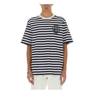Versace T-Shirts, male, Multicolor, Size: M Striped T-shirt