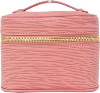 Louis Vuitton Pre-owned Mini Pouch - Dames - Vintage Mini Tas - Roze - ONE Size - Leer - Vintage