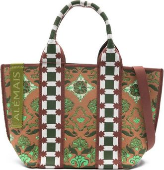 Alemais Cece Jacquard Mini Tote Bags