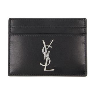 Saint Laurent Wallets & Cardholders, male, Black, Size: ONE SIZE Cassandre Cardholder