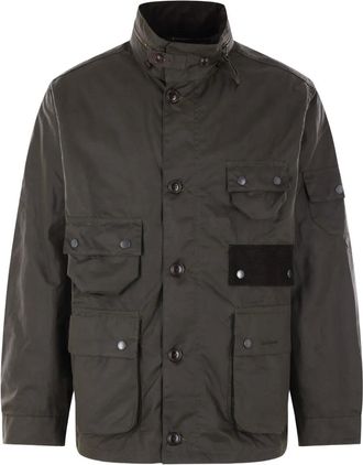 Barbour Jack met geborduurd logo - Groen