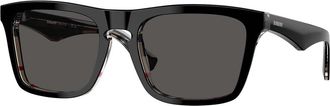 Burberry BE4434 412187 Mens Sunglasses Black Size 57