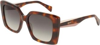 Liu Jo Lj 819S 240 Zonnebrillen - Dames - Zonnebrillen - Bruin - 54 MM - Accessoires