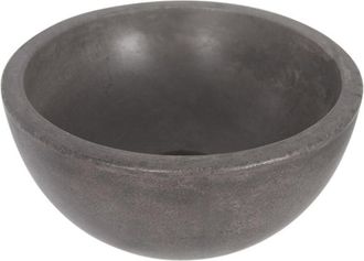 Differnz Ruz Waskom Dia 25X11.5Cm Beton grijs