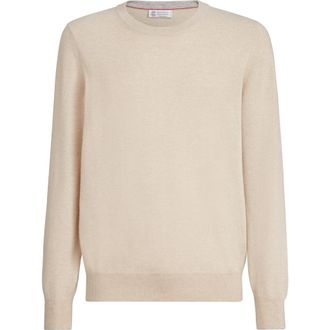 Brunello Cucinelli Cashmere sweater in Sand at Nordstrom, Size 62 It