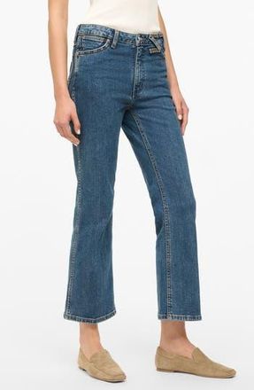 Staud + Wrangler The Cropped Bootcut Jeans in Indigo Wash at Nordstrom Rack, Size 25