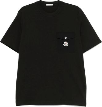 Moncler Logo Patch Crew Neck T-shirt