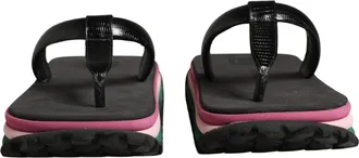 Dolce & Gabbana Multicolor Rubber Chunky Flip Flop Womens Shoes