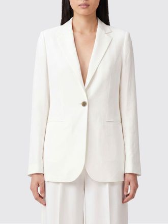 Semicouture Blazer a monopetto in misto lino