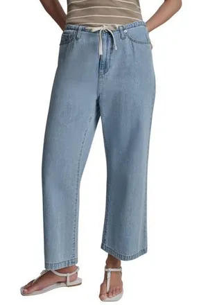 DKNY Mid Rise Wide Leg Jeans in Brighton at Nordstrom Rack, Size X-Small