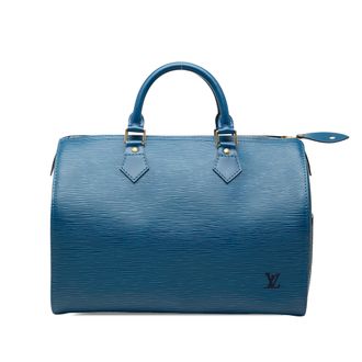Louis Vuitton Pre-owned Womens Epi Speedy 30 - Blue Leather - One Size