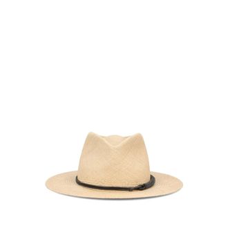 Brunello Cucinelli Brunello Cucinelli, Hats, female, Beige, Size: M Fedora Hat